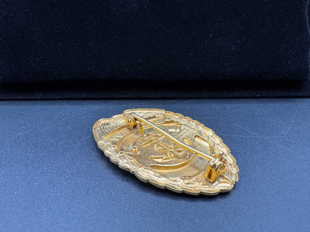 USS Constellation Gold Corrections Badge