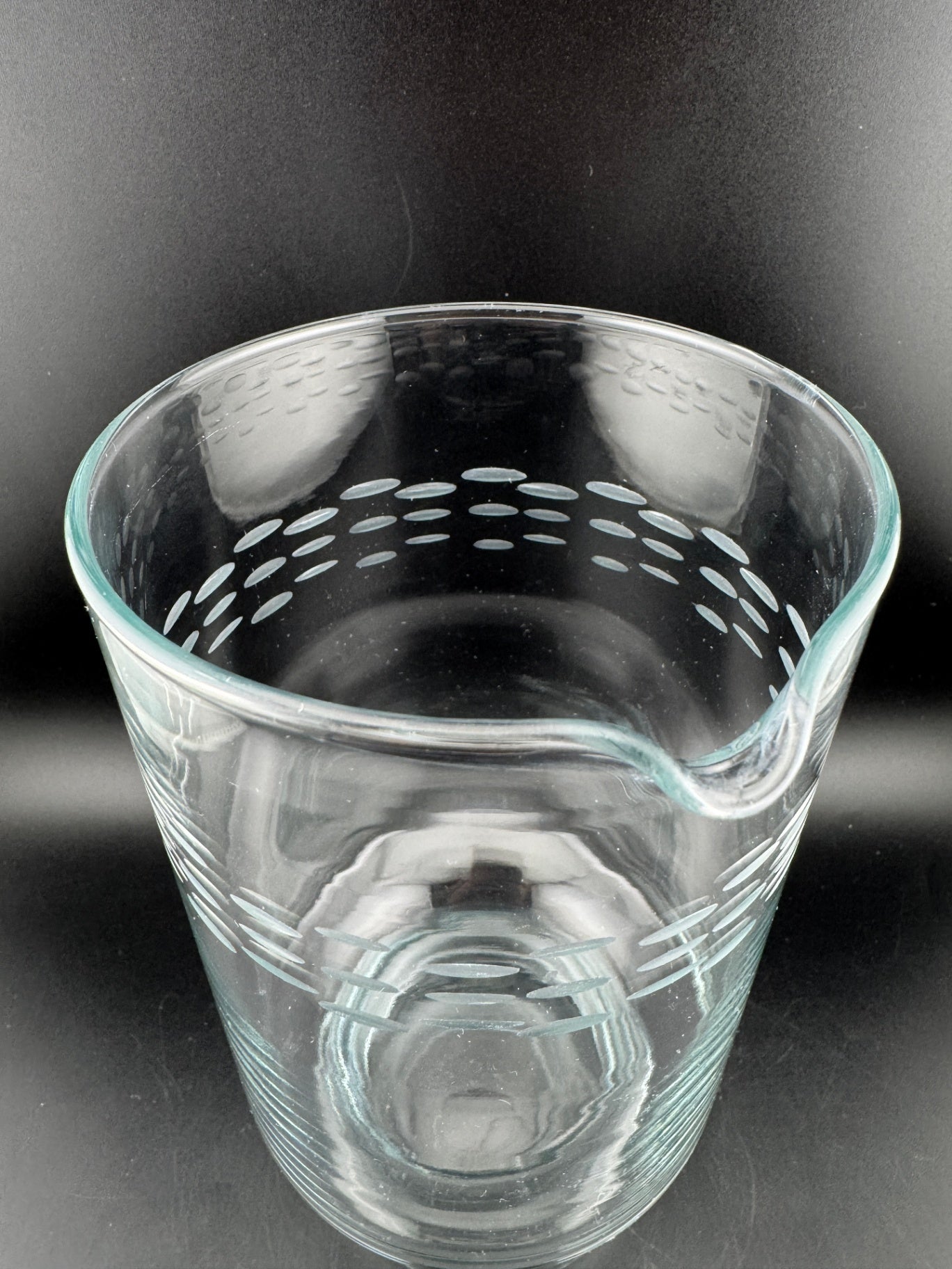 Princess House crystal cocktail/martini pitcher