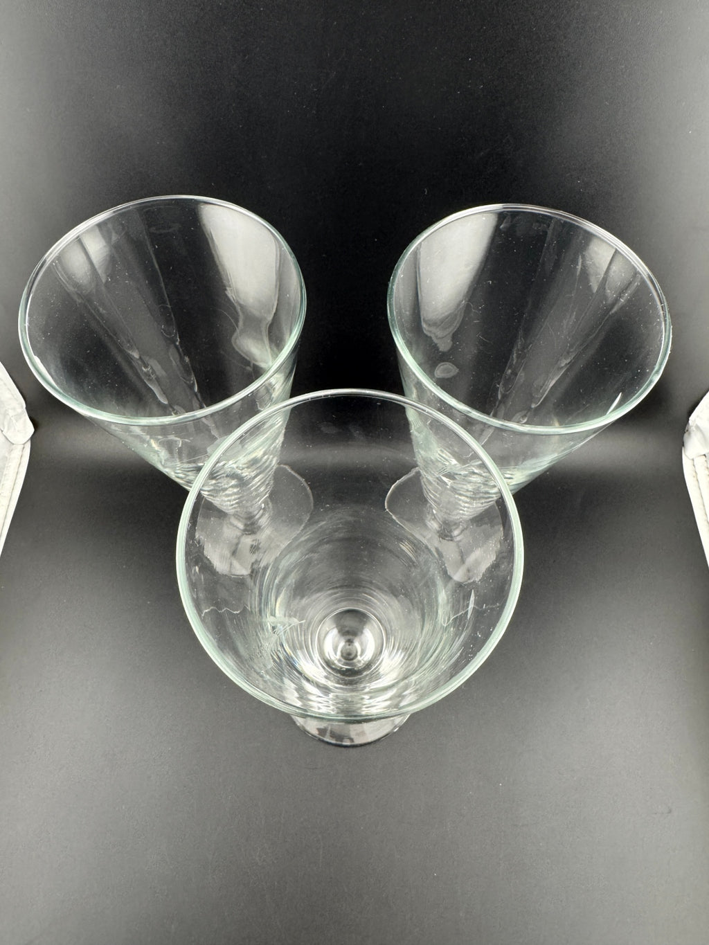 Princess House Heritage footed pilsner glasses