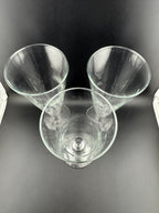 Princess House Heritage footed pilsner glasses