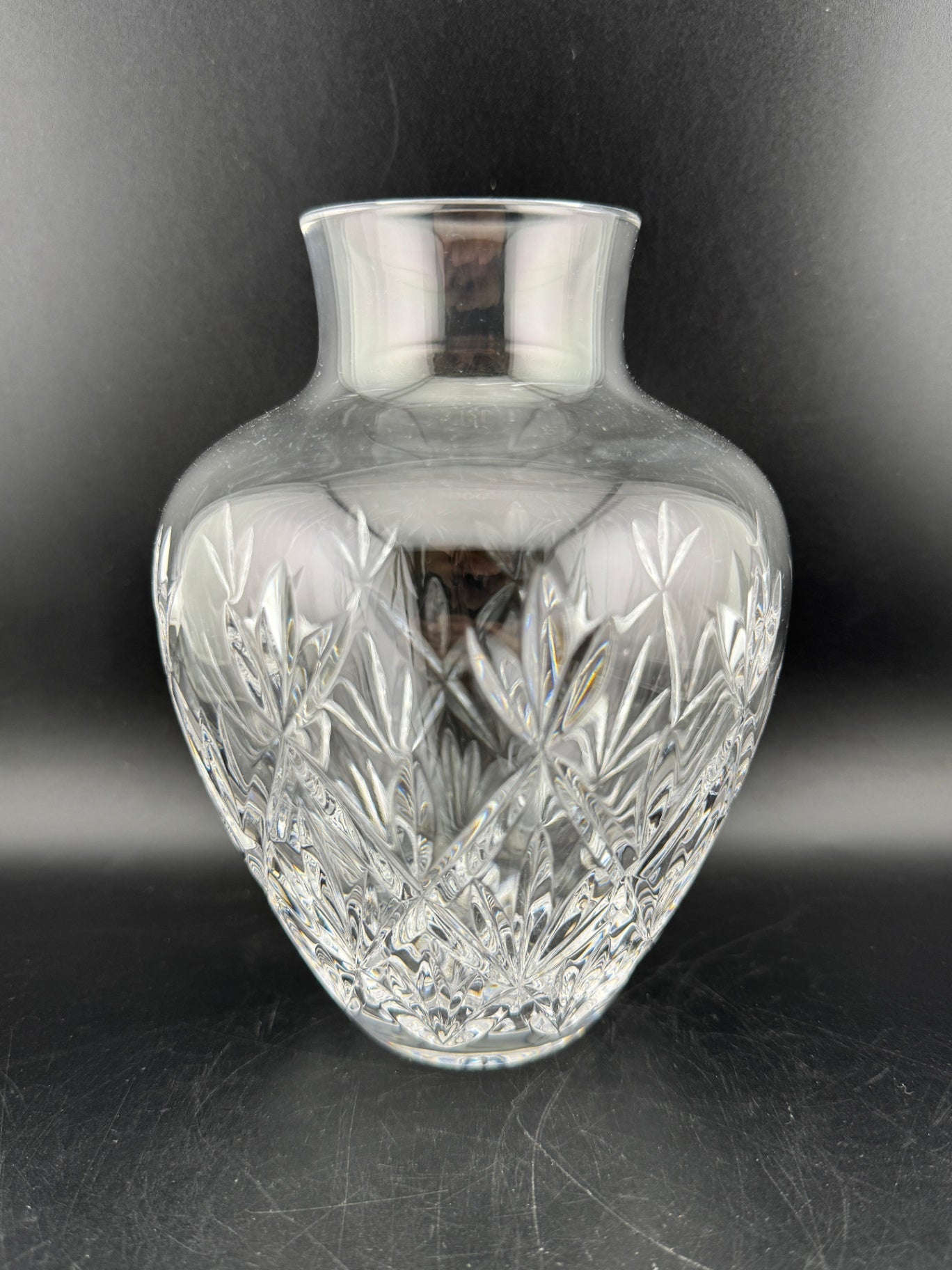 Tiffany & Co. Sybil crystal flower vase