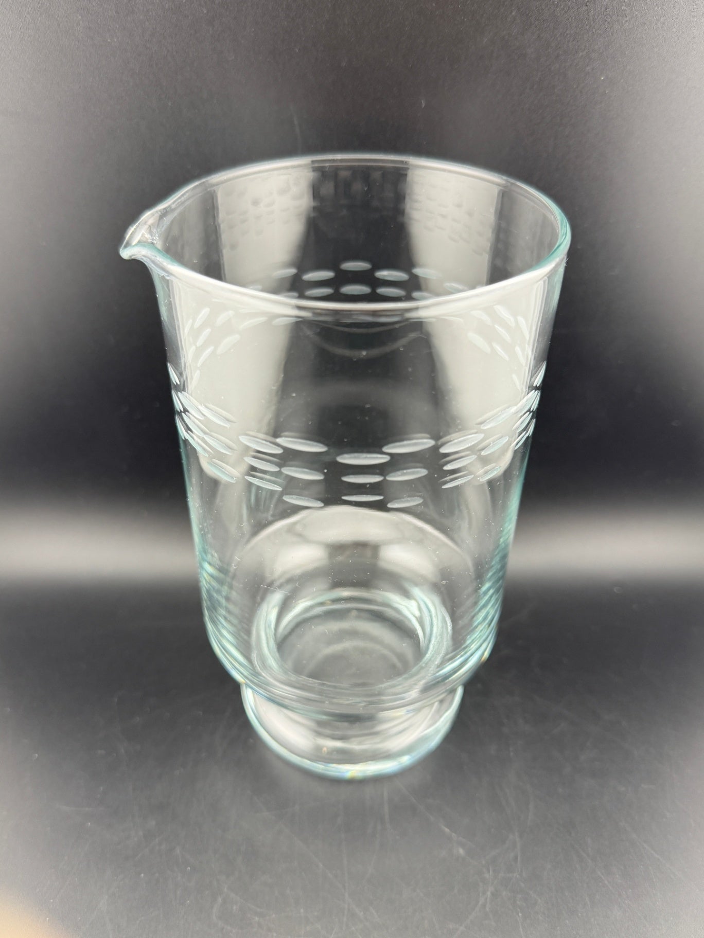 Princess House crystal cocktail/martini pitcher