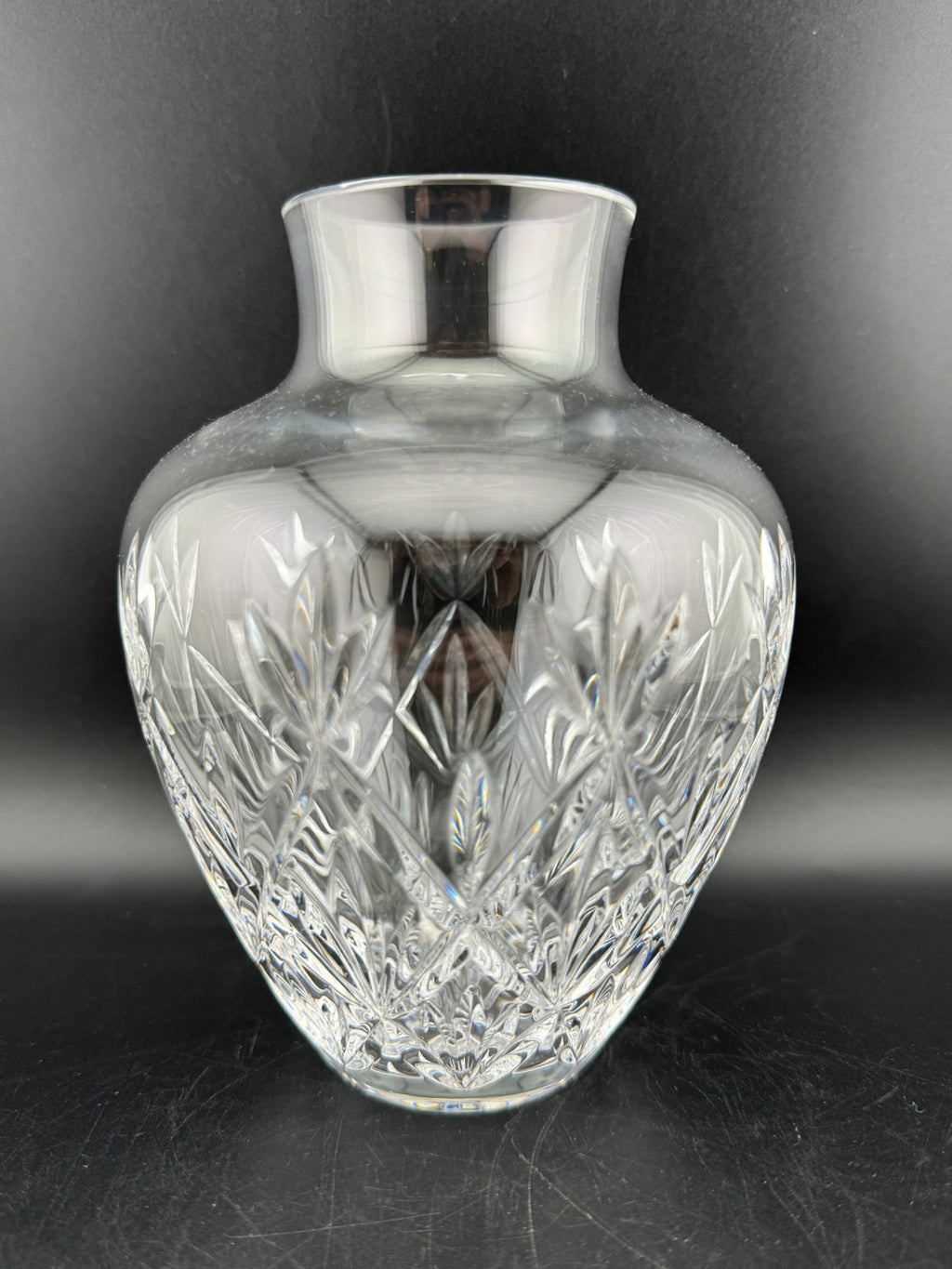 Tiffany & Co. Sybil crystal flower vase