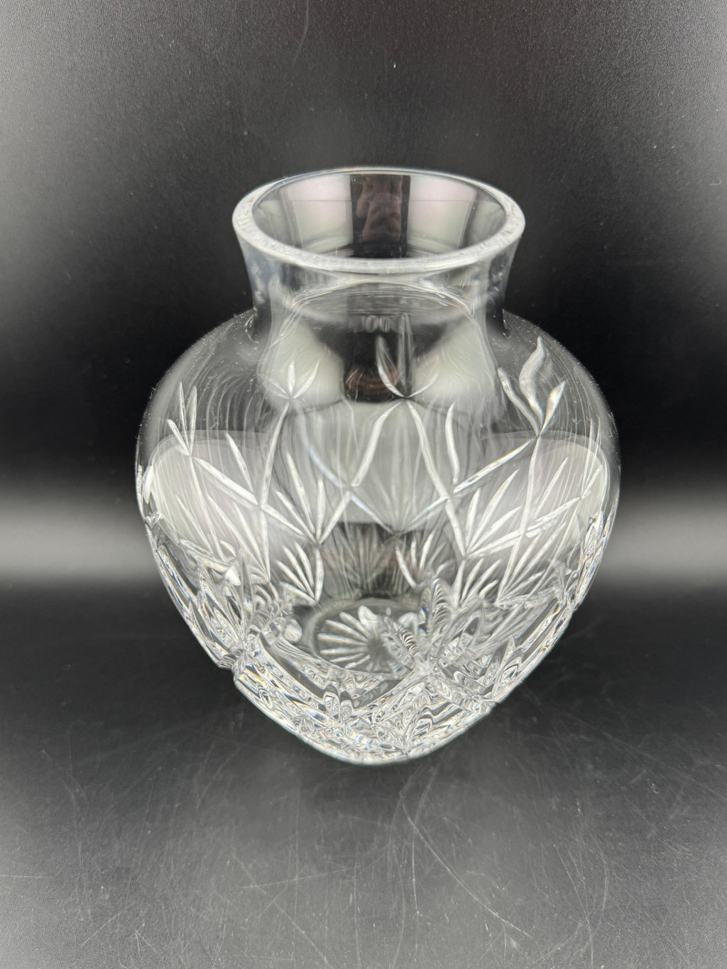 Tiffany & Co. Sybil crystal flower vase