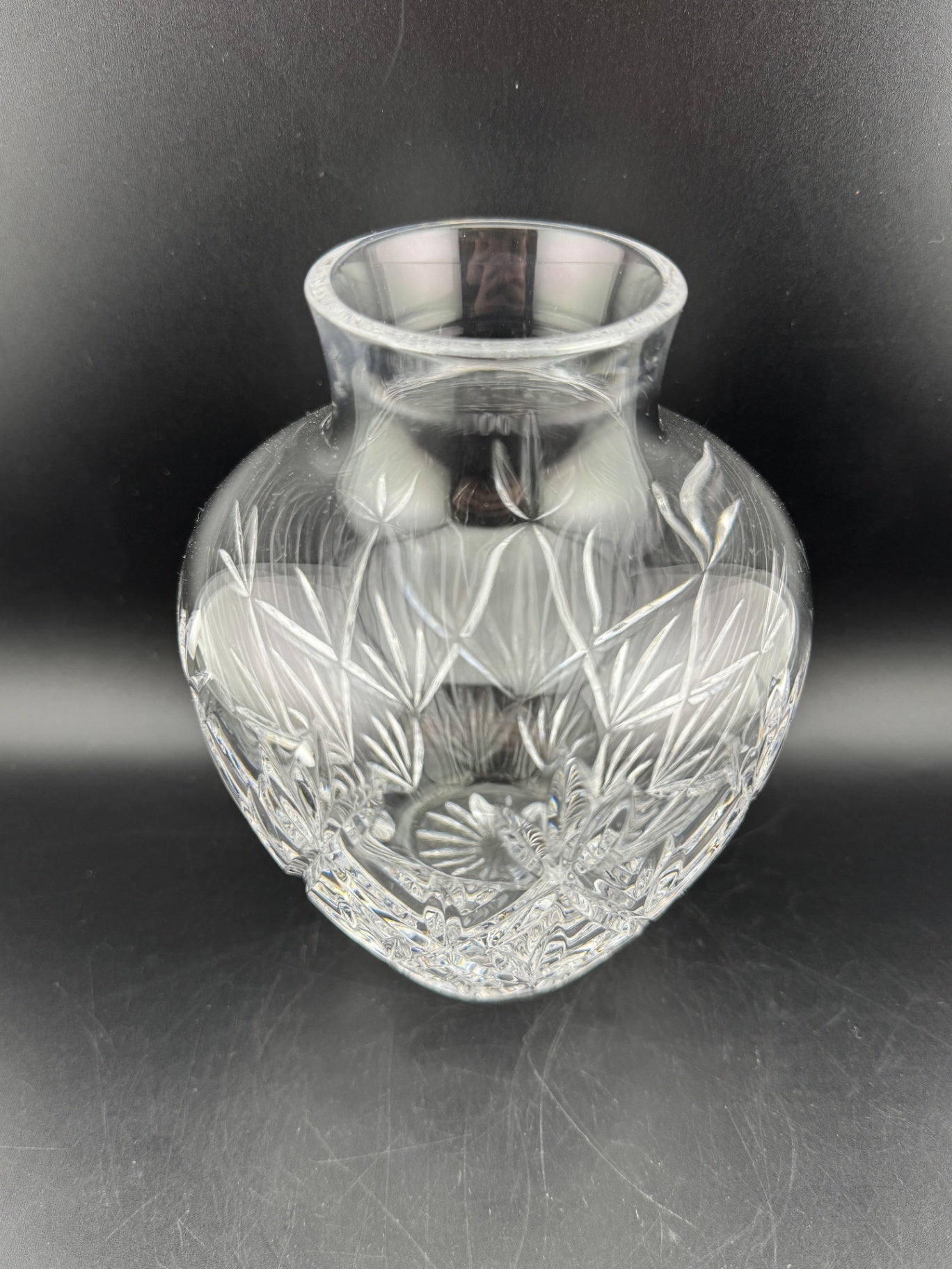 Tiffany & Co. Sybil crystal flower vase