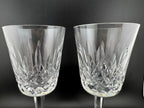 Signed Waterford Crystal Lismore water goblets