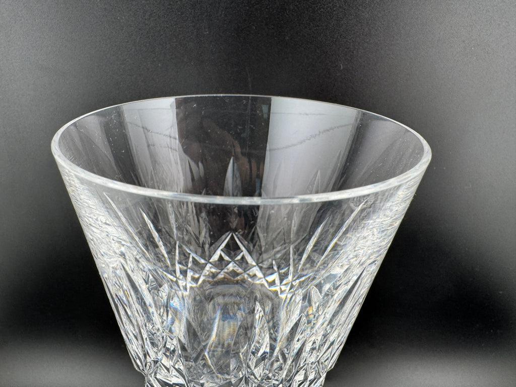 Signed Waterford Crystal Lismore water goblets