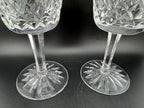 Signed Waterford Crystal Lismore water goblets