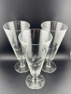 Princess House Heritage footed pilsner glasses