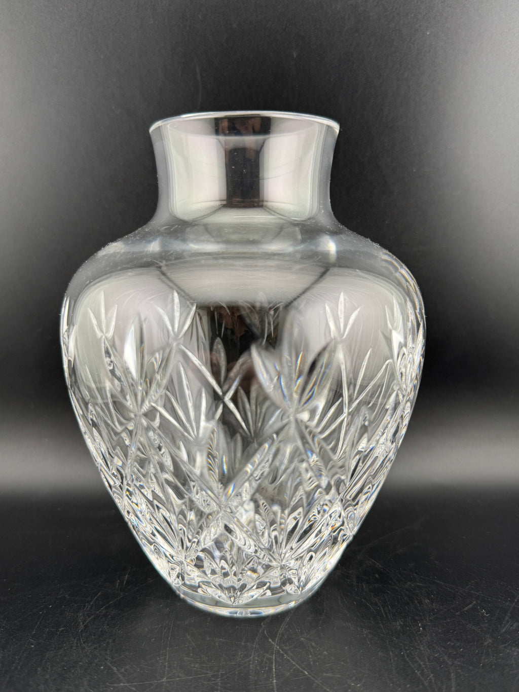 Tiffany & Co. Sybil crystal flower vase