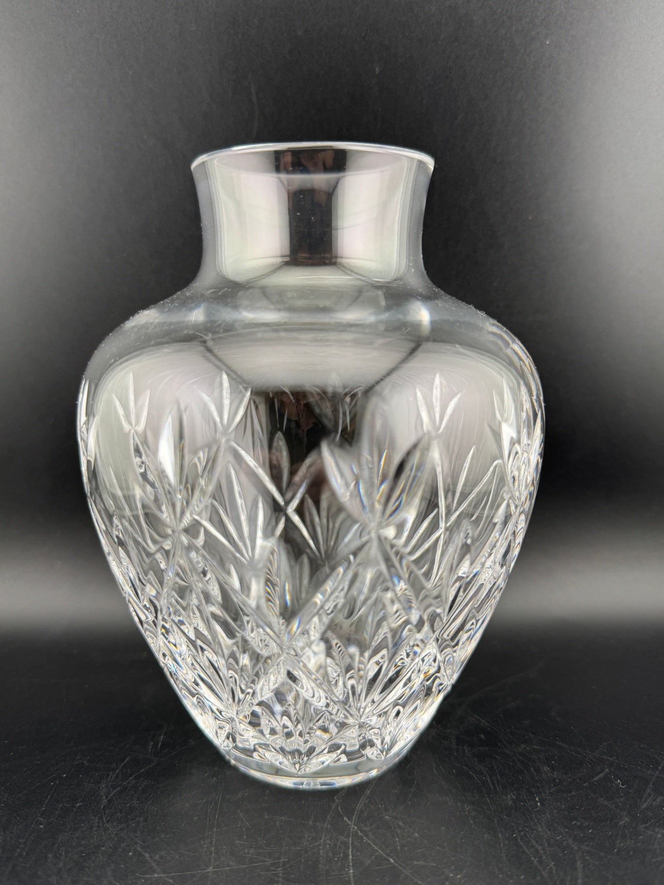 Tiffany & Co. Sybil crystal flower vase