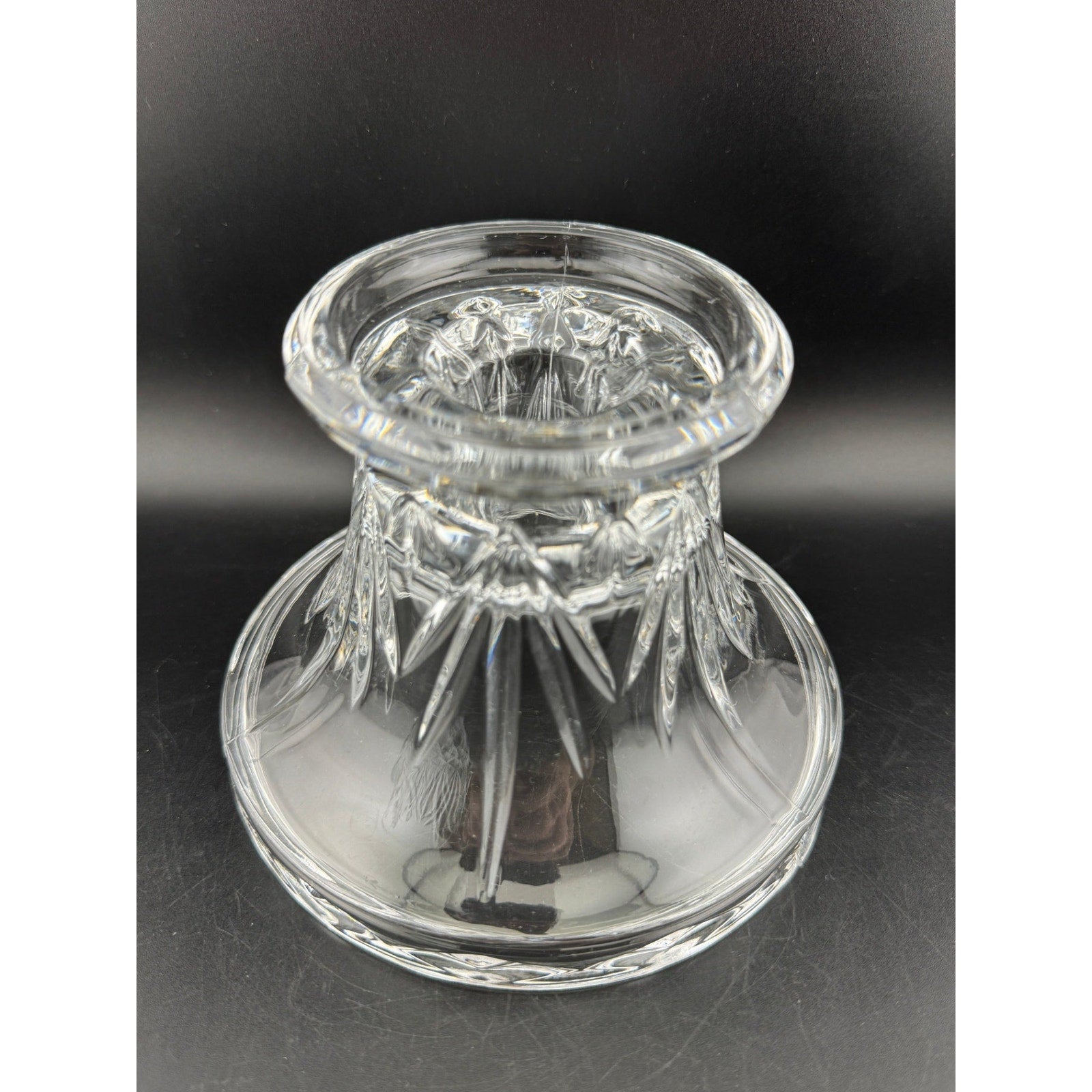 PartyLite Savannah 2-Piece Crystal Hurricane Lamp
