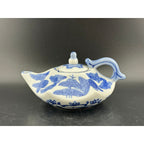Vintage Miniature Hexagon Shaped Teapot