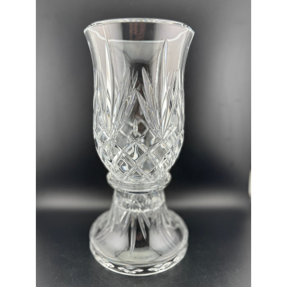 PartyLite Savannah 2-Piece Crystal Hurricane Lamp