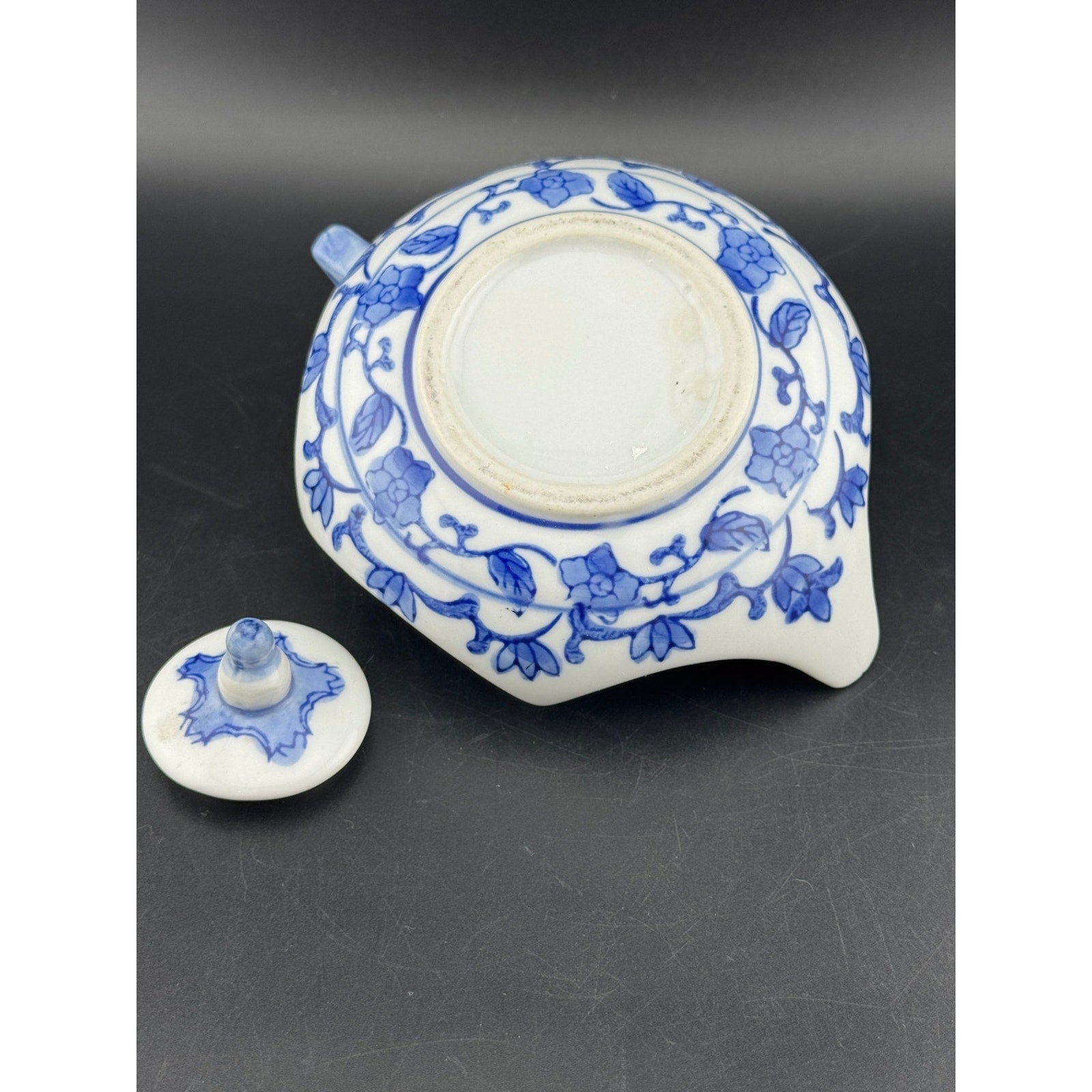 Vintage Miniature Hexagon Shaped Teapot