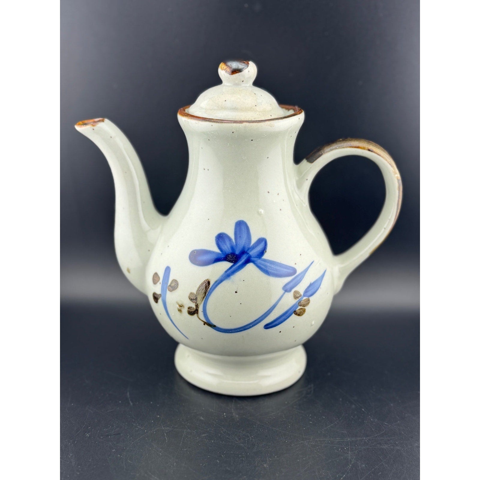 Vintage Mexican Pottery Teapot