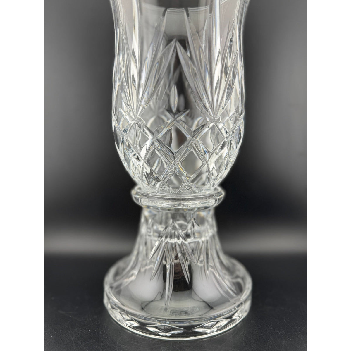 PartyLite Savannah 2-Piece Crystal Hurricane Lamp