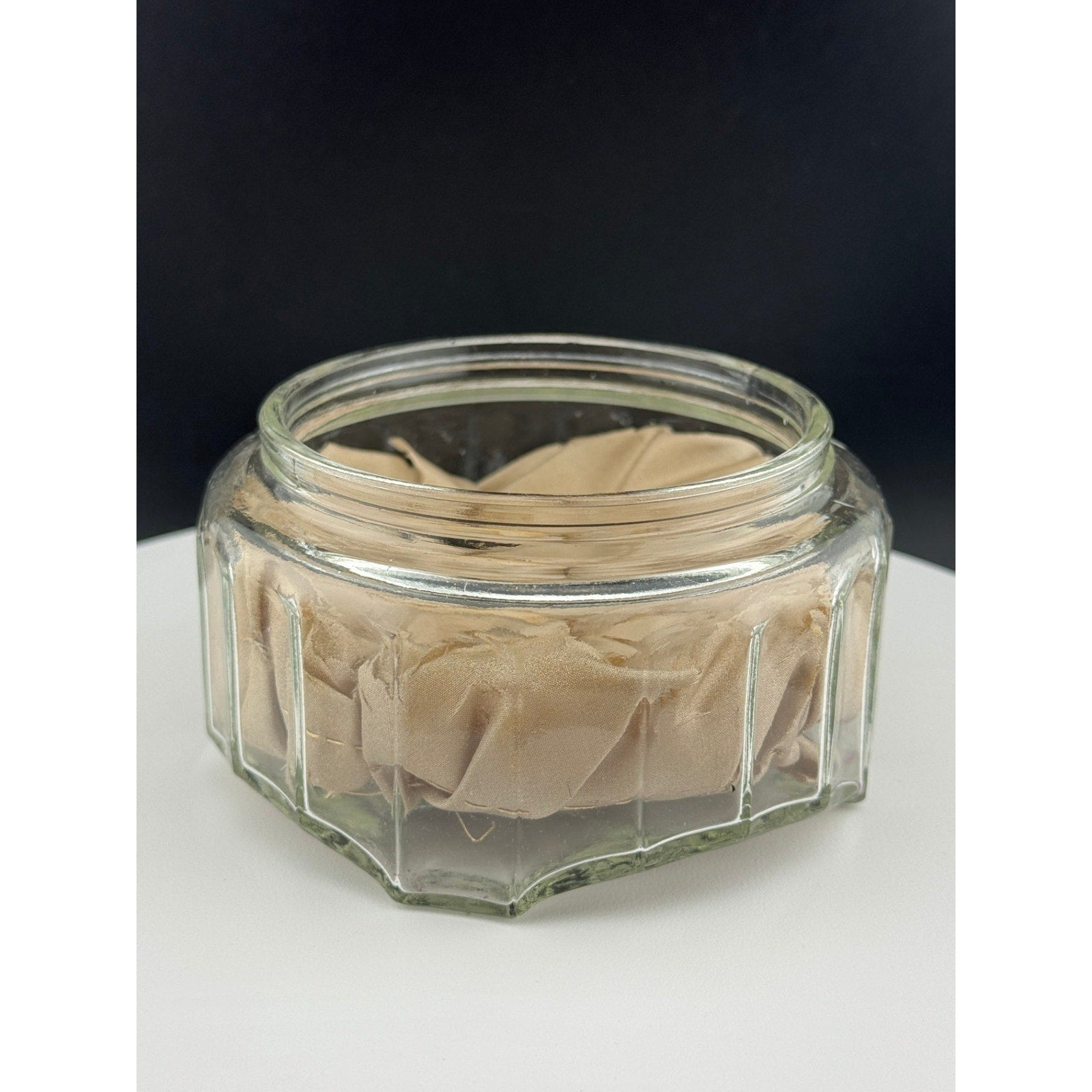 Vintage Celluloid Cameo Dresser Jar