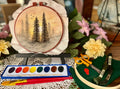 Watercolor + Embroidery: Sunset Design - 6/13/2026