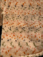 Handmade Peach Baby Sweater & Blanket Set L