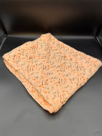 Handmade Peach Baby Sweater & Blanket Set L