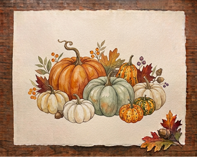 Autumn Watercolor - 10/10/2026
