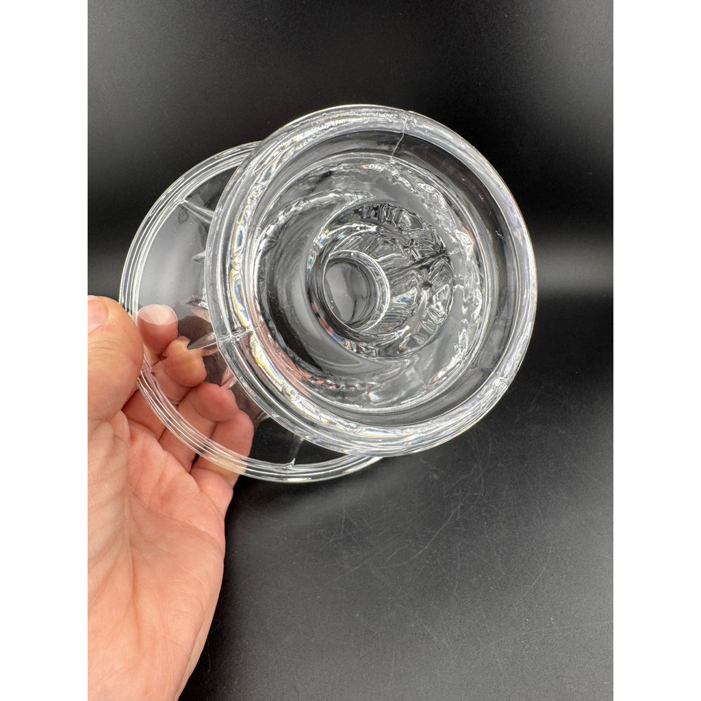 PartyLite Savannah 2-Piece Crystal Hurricane Lamp