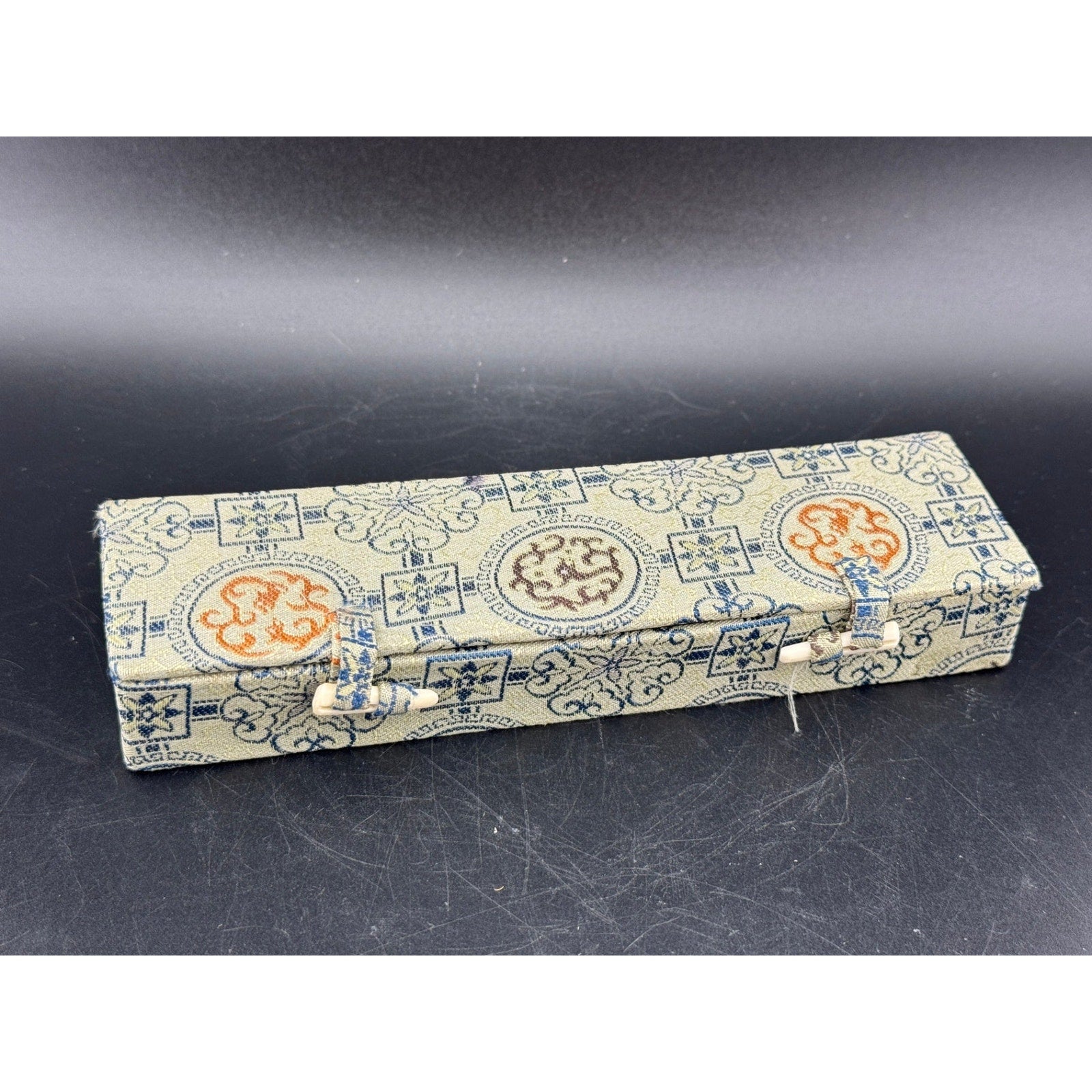 Vintage Asian Fabric Pen/Brush Case