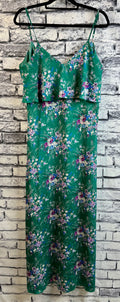 Ali & Kris Green Floral Dress - Image 1