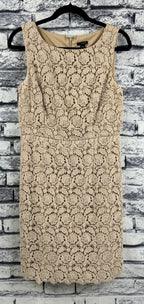 Ann Taylor Beige Lace Dress - Image 1