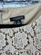 Ann Taylor Beige Lace Dress - Image 3