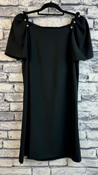 Ann Taylor Black & Pearl Dress - Image 1