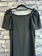Ann Taylor Black & Pearl Dress - Image 4