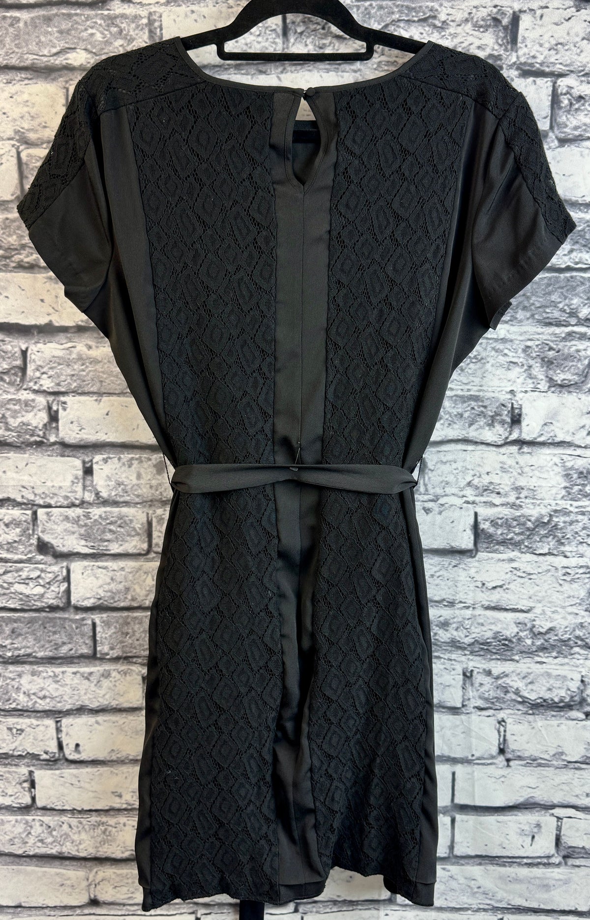 Apt. 9 Black Lace & Satin Dress - Image 4