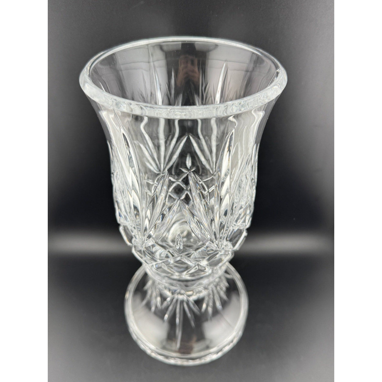 PartyLite Savannah 2-Piece Crystal Hurricane Lamp