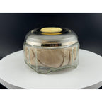 Vintage Celluloid Cameo Dresser Jar