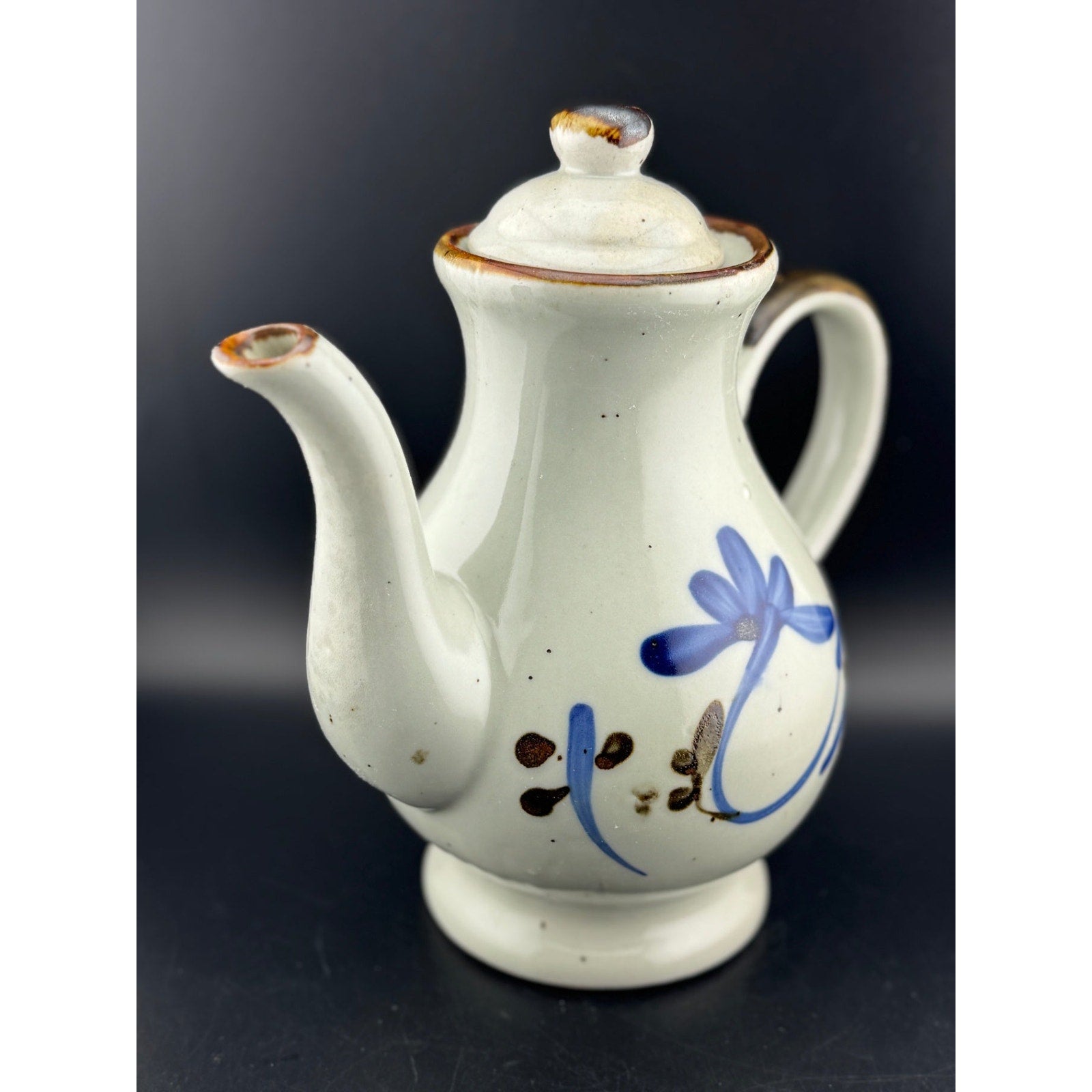 Vintage Mexican Pottery Teapot