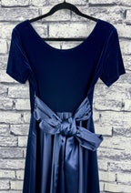 CDC Evening Navy Dress - Image 4