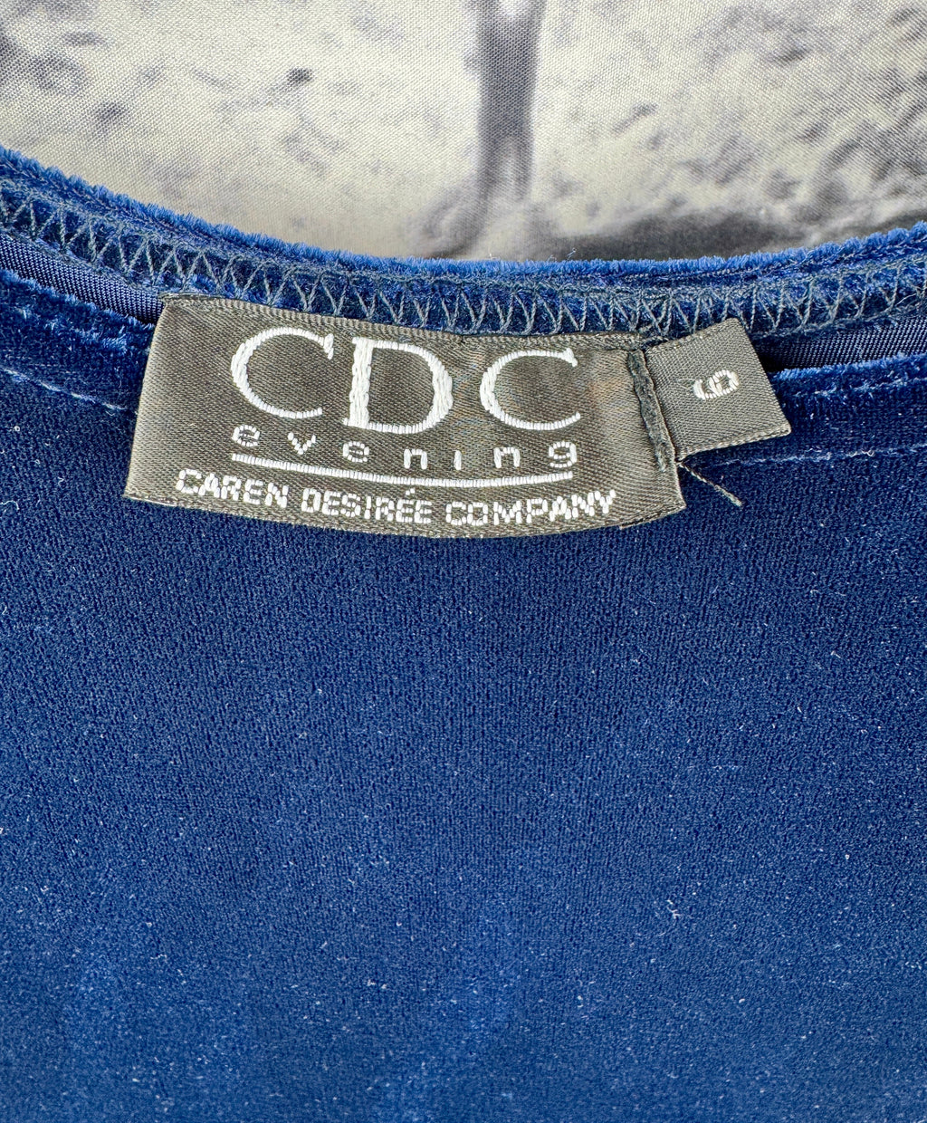 CDC Evening Navy Dress - Image 6