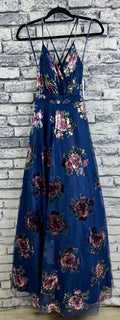City Studio Navy & Pink Floral Dress, NWT - Image 1