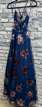 City Studio Navy & Pink Floral Dress, NWT - Image 2