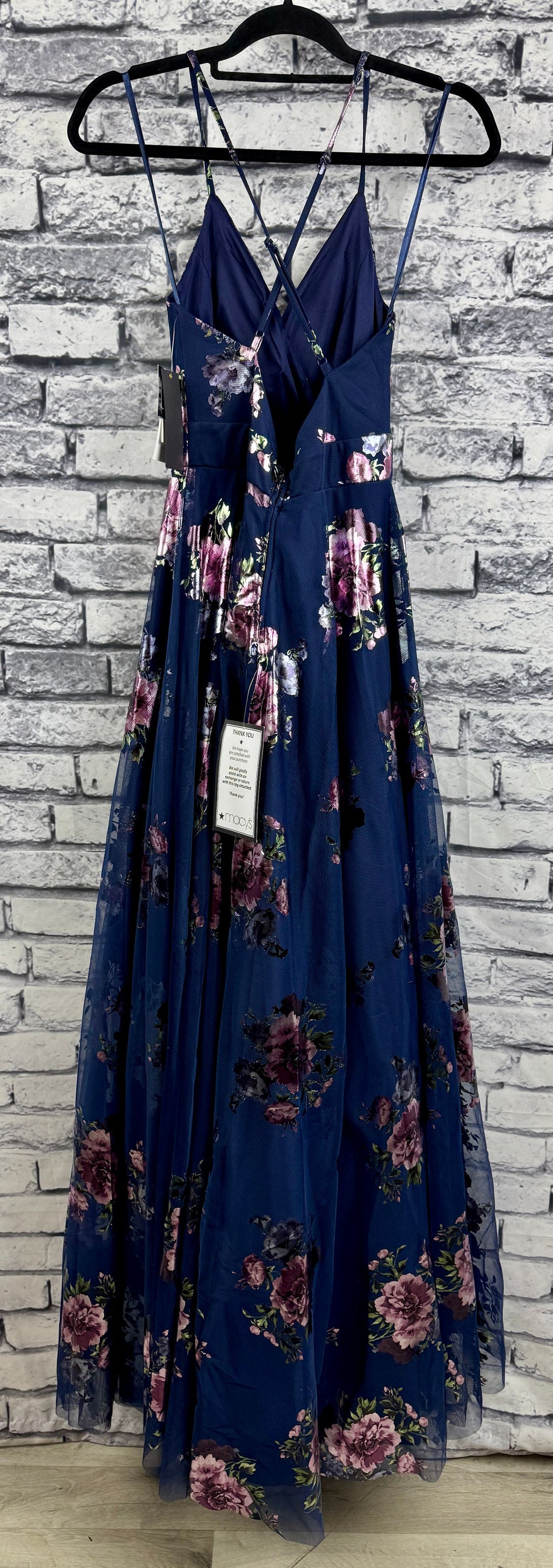 City Studio Navy & Pink Floral Dress, NWT - Image 6
