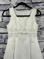 David's Bridal White Flower Girl Dress - Image 3