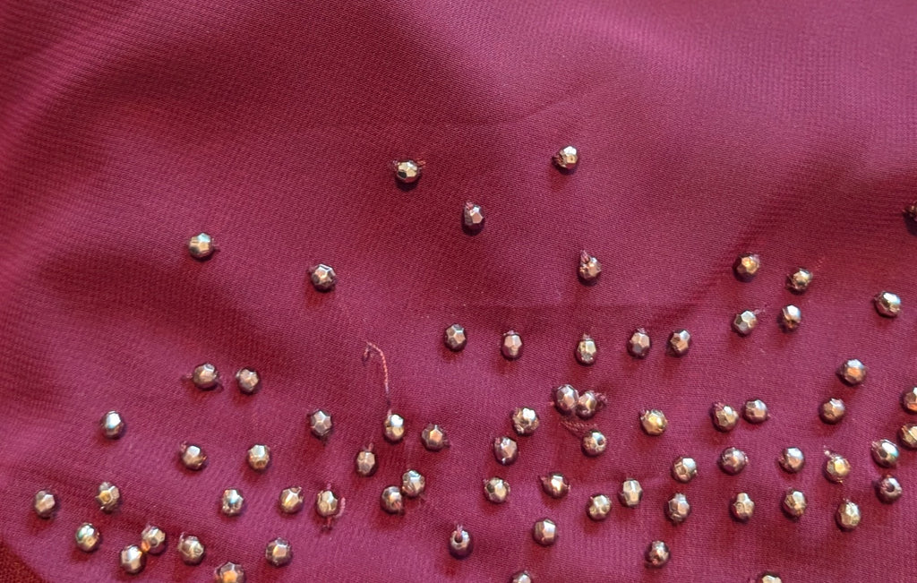 DJ-JAZ Burgundy Cape Dress - Image 11