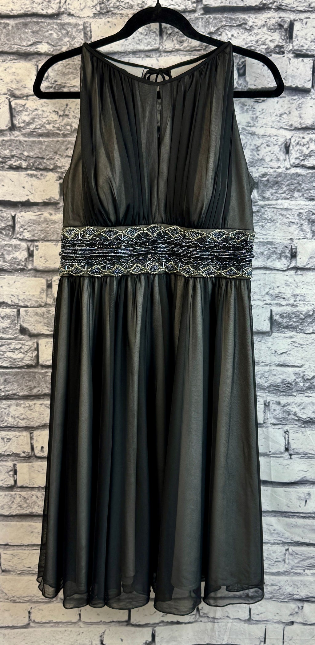 Dressbarn Collection Black Halter Dress - Image 1