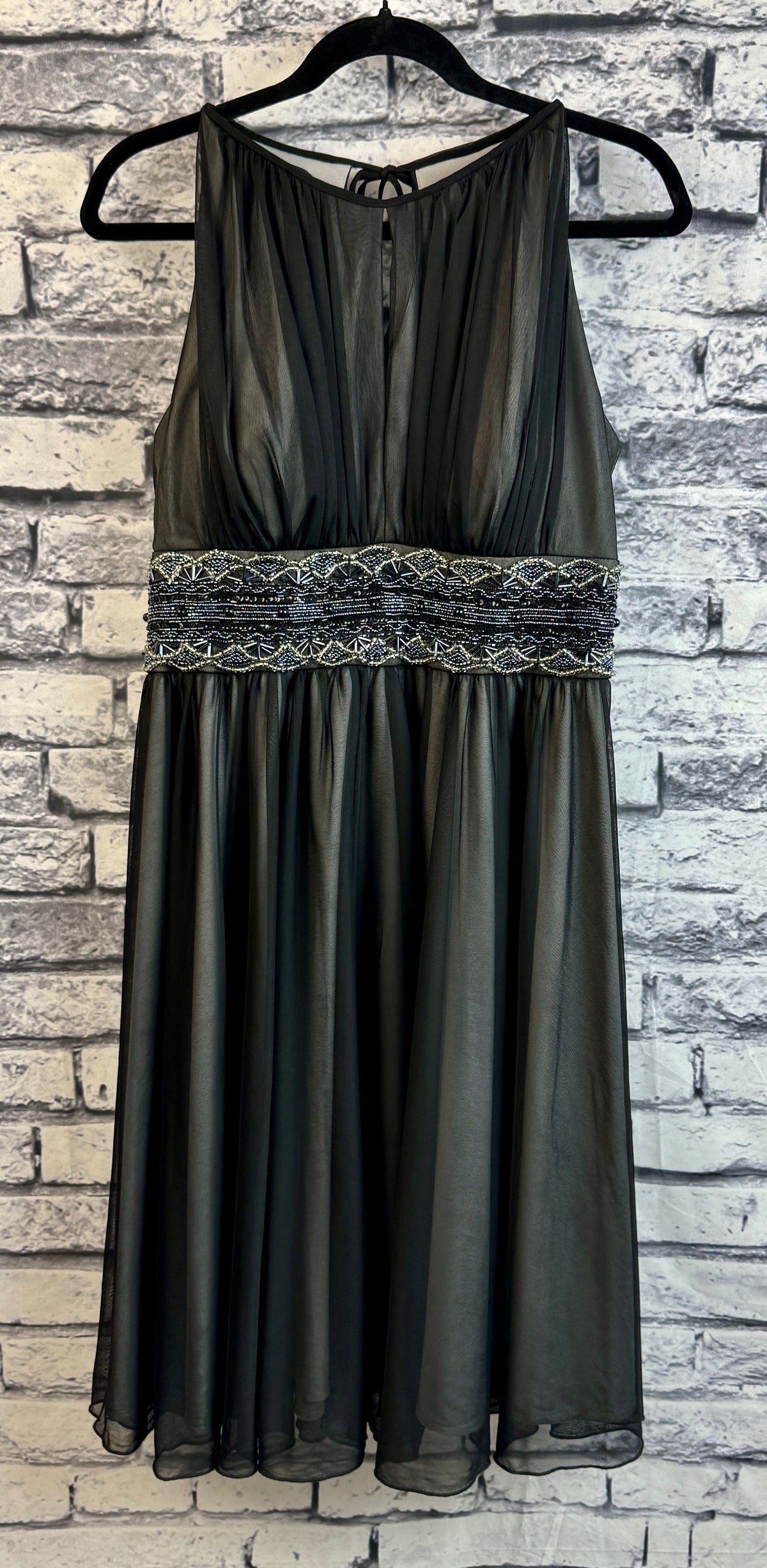 Dressbarn Collection Black Halter Dress - Image 1