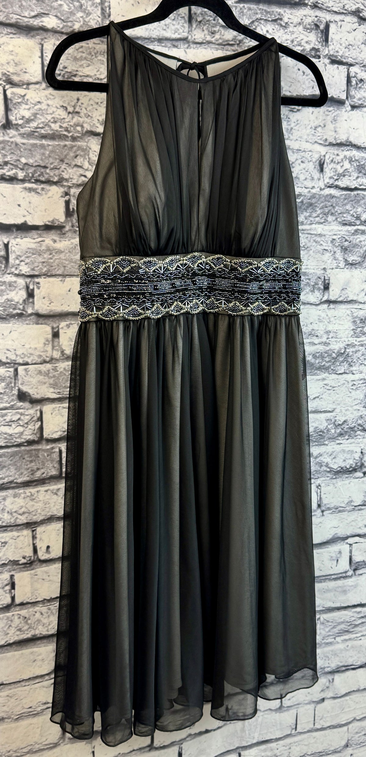 Dressbarn Collection Black Halter Dress - Image 2
