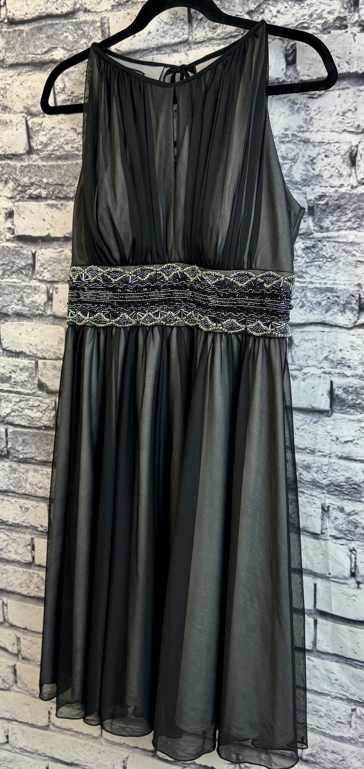 Dressbarn Collection Black Halter Dress - Image 3
