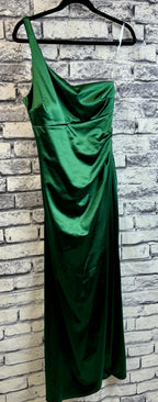 Emerald Sundae Green Satin Dress - Image 2