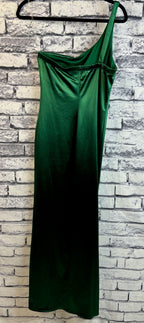 Emerald Sundae Green Satin Dress - Image 5